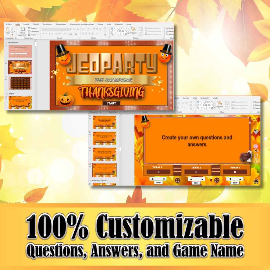 THANKSGIVING GAMES BUNDLE POWERPOINT - Image 7