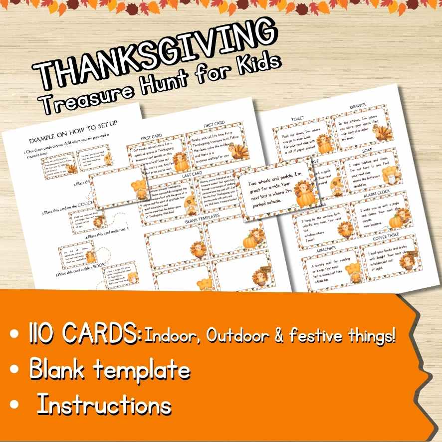 THANKSGIVING HUNT GAMES FOR KIDS - Image 2