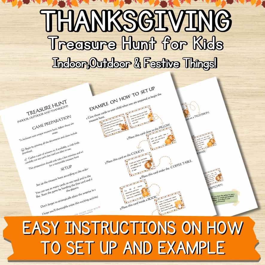 THANKSGIVING HUNT GAMES FOR KIDS - Image 3