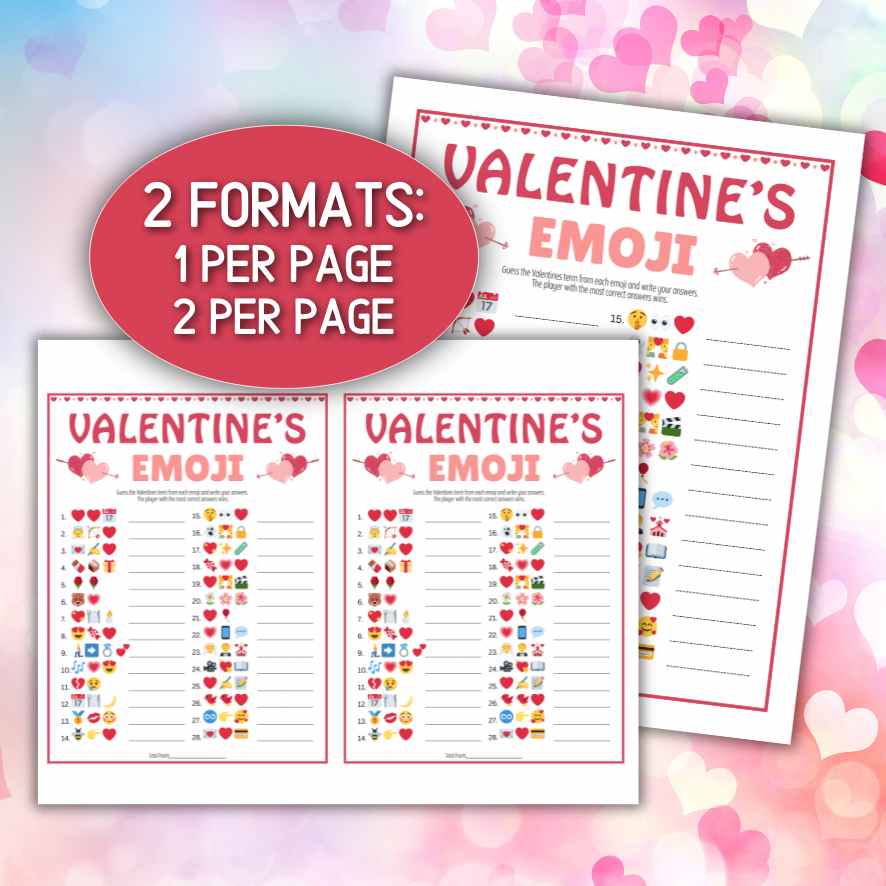 VALENTINE EMOJI GAME WITH ANSWERS - Image 4