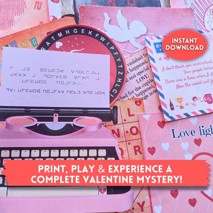 VALENTINES DAY ESCAPE ROOM PRINT AND PLAY - Image 6