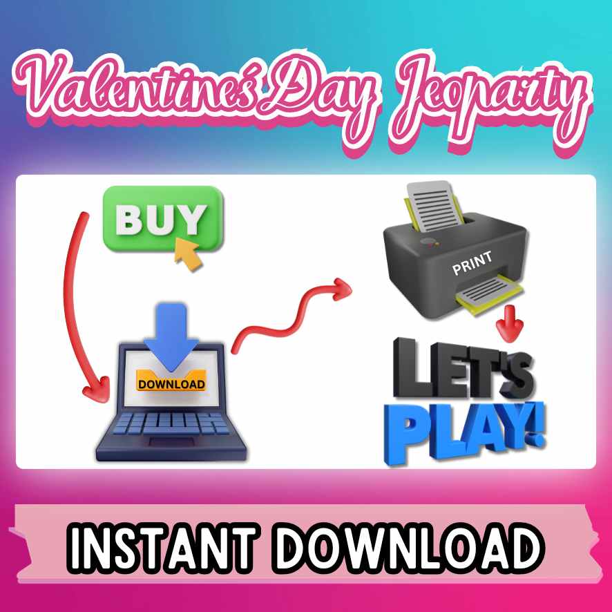 VALENTINES GAME JEOPARDY PRINTABLE - Image 7