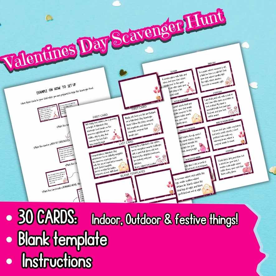 VALENTINES SCAVENGER HUNT CLUES - Image 3