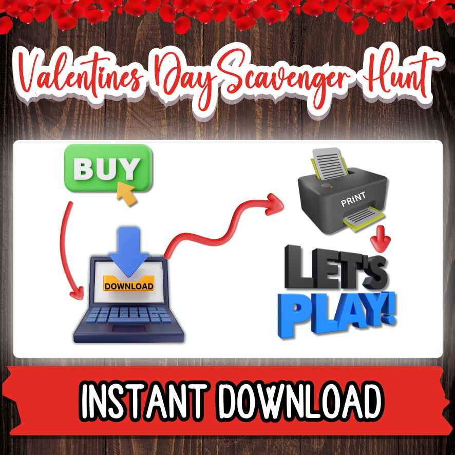 VALENTINES SCAVENGER HUNT PRINTABLE - Image 8