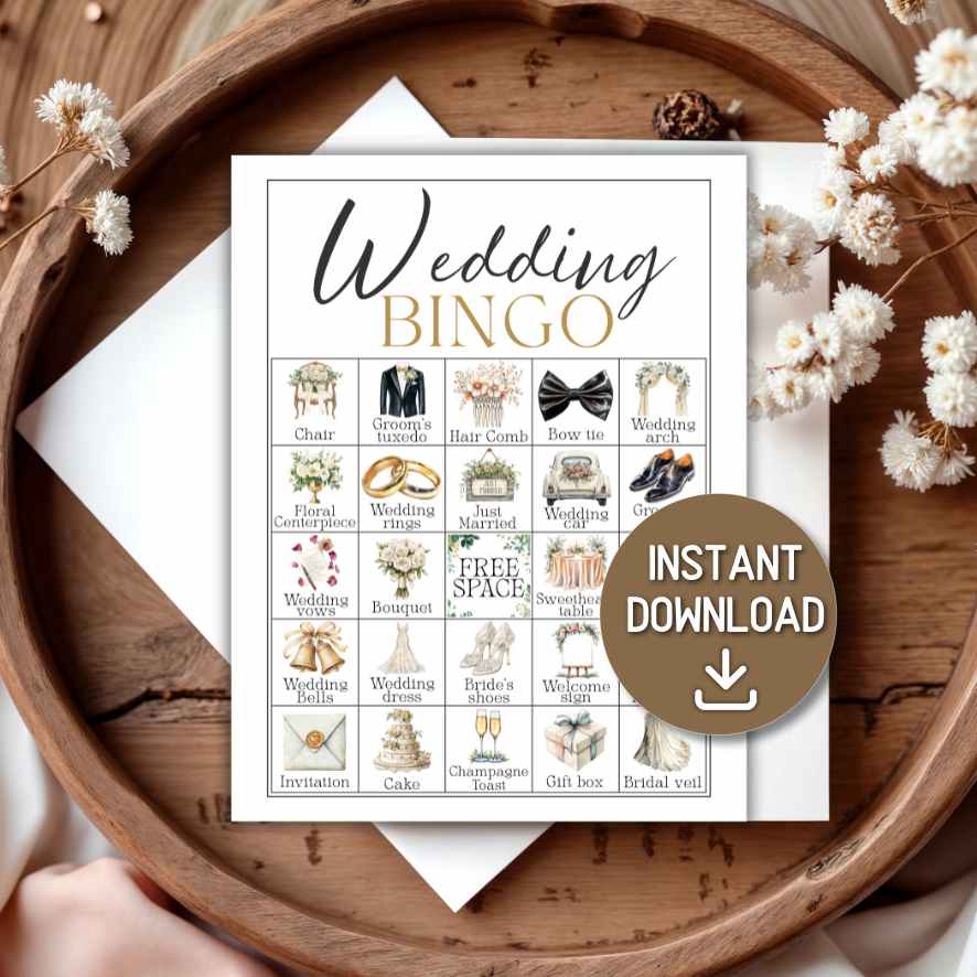 100 WEDDING BINGO CARDS - Image 5