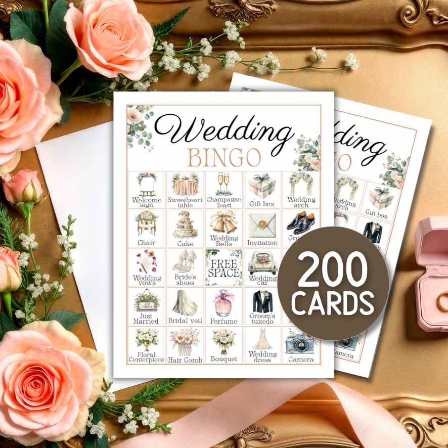 WEDDING BINGO PRINTABLE - Image 3