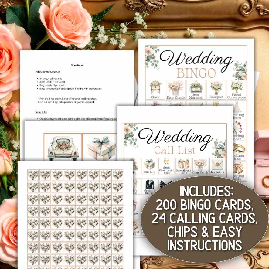 WEDDING BINGO PRINTABLE - Image 6
