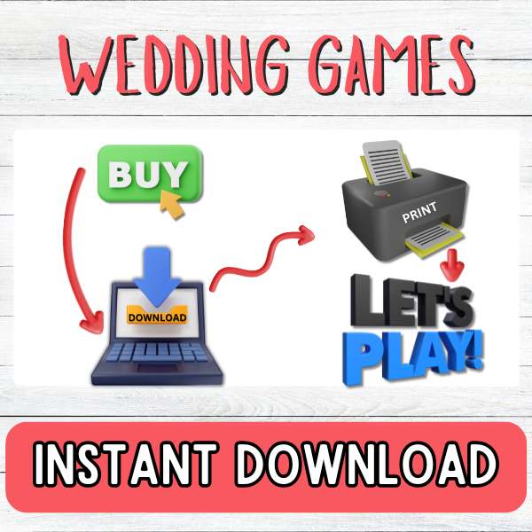WEDDING GAMES FOR KIDS PRINTABLE - Image 7