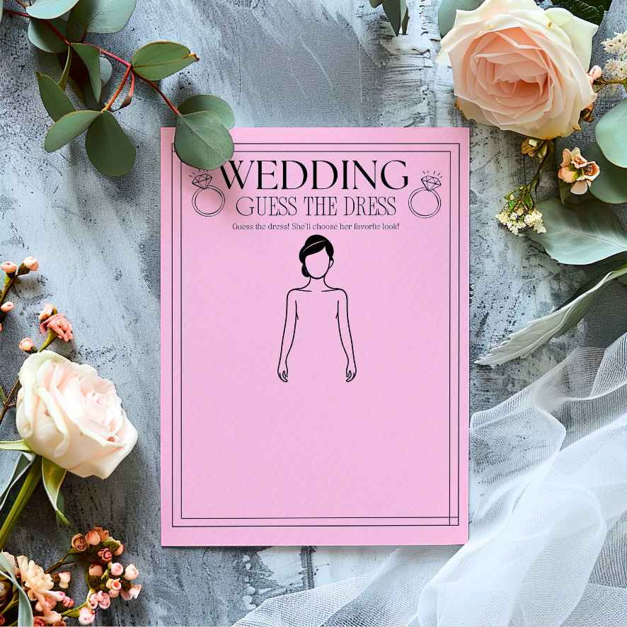 WEDDING GUESS THE DRESS GAME - Image 4