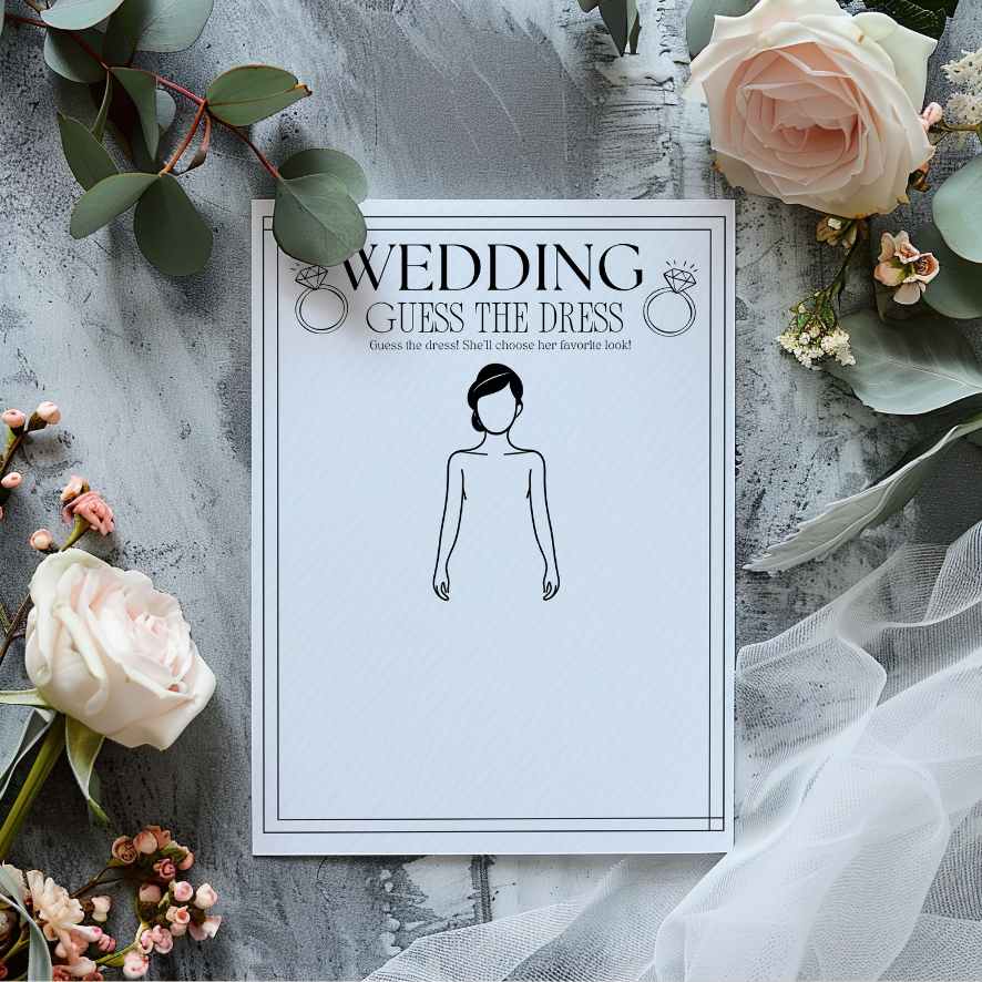 WEDDING GUESS THE DRESS GAME - Image 5