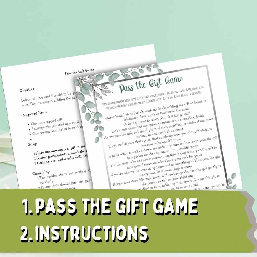WEDDING PASS THE PRIZE - Image 3