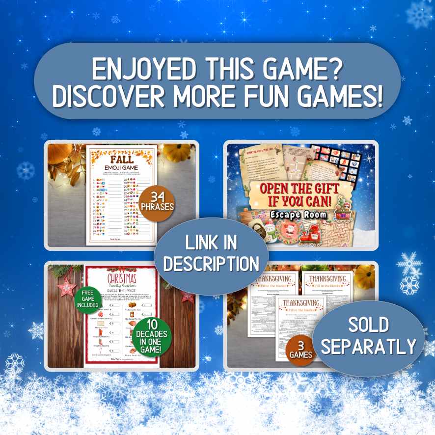 WINTER BINGO 50 CARDS PRINTABLE - Image 8