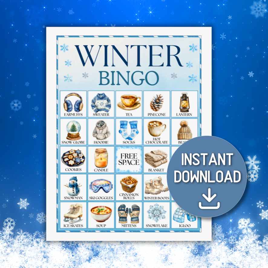 WINTER BINGO CARDS PRINTABLE - Image 3