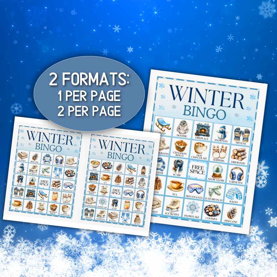 WINTER BINGO CARDS PRINTABLE - Image 6
