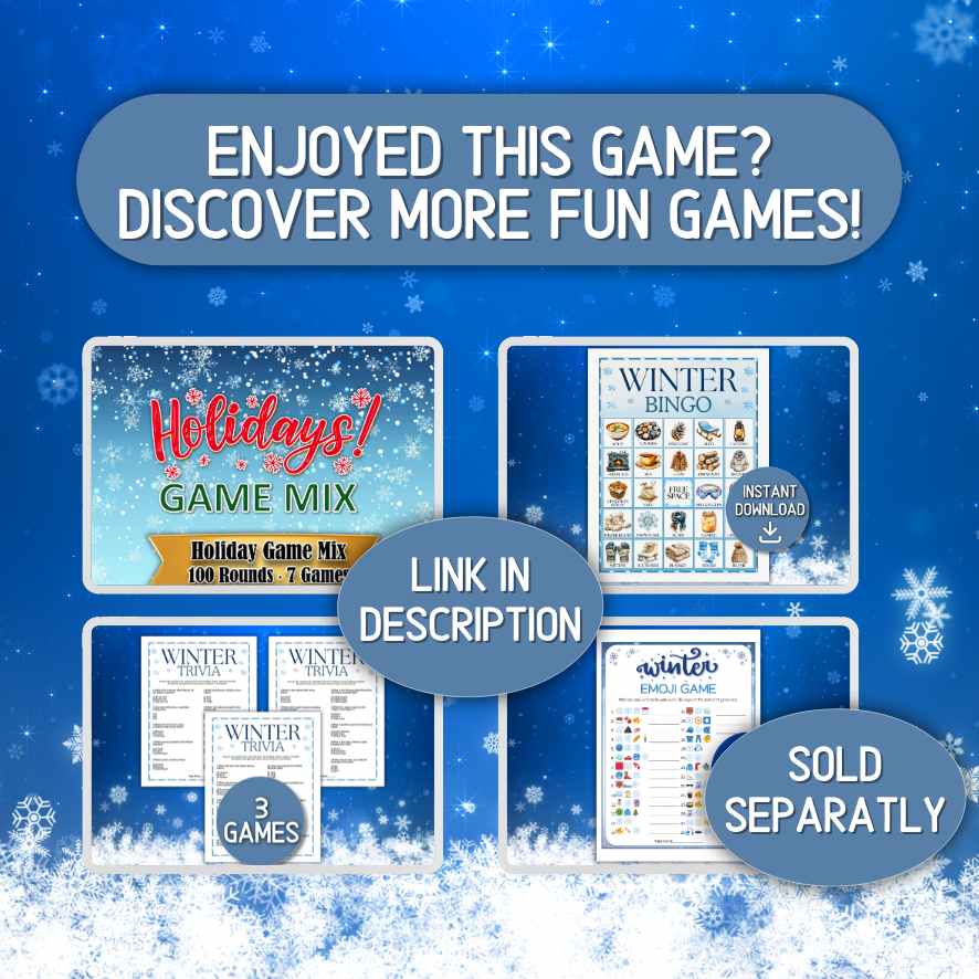 WINTER BINGO CARDS PRINTABLE - Image 8