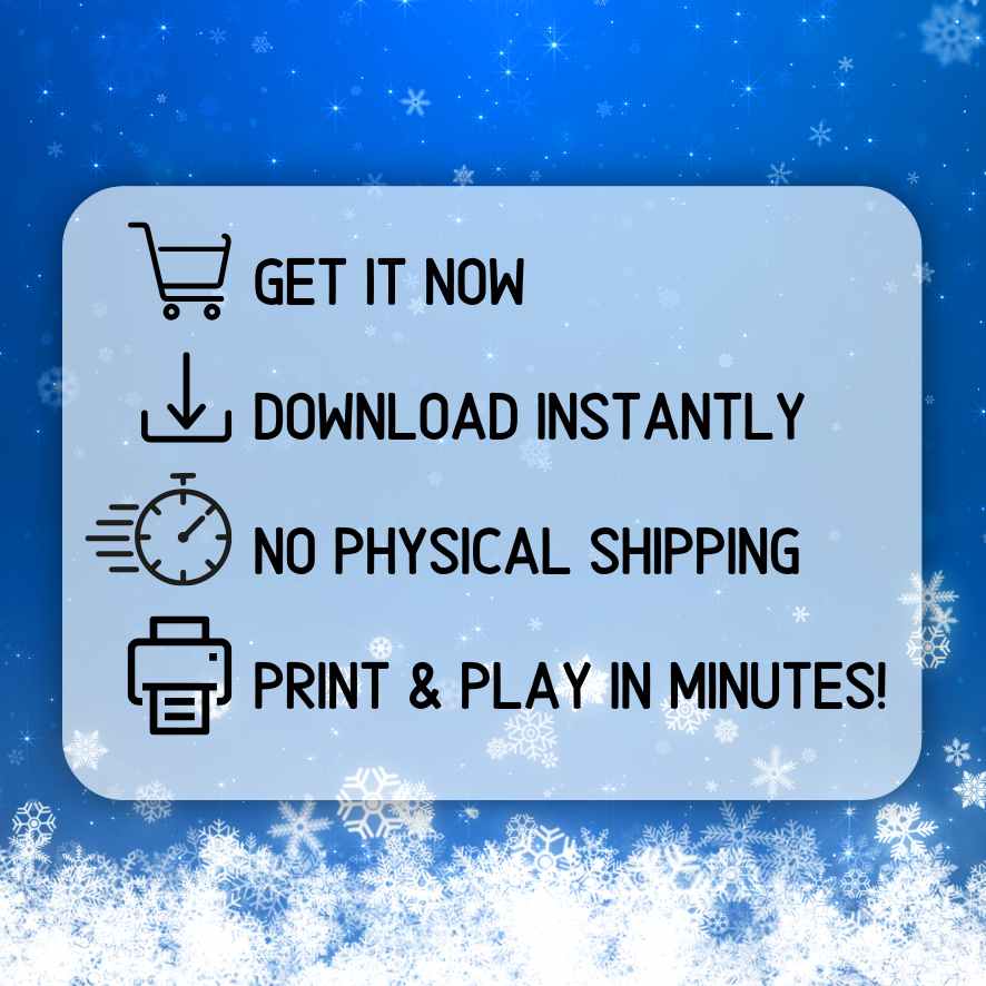 WINTER LEFT RIGHT PRINTABLE GAME - Image 8
