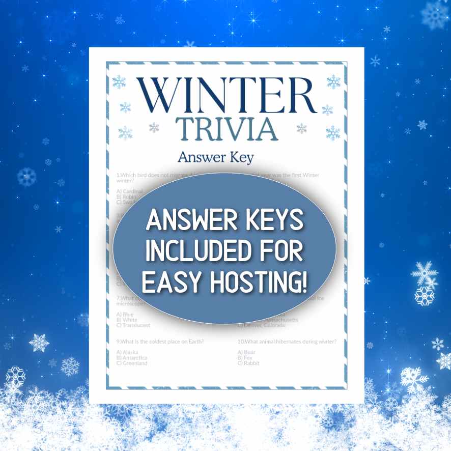 WINTER TRIVIA GAME PRINTABLE - Image 4