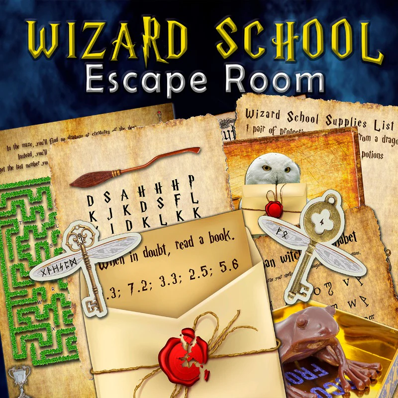 WIZARD SCHOOL ESCAPE ROOM - PRINT AND PLAY - Image 3